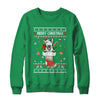 Merry Christmas Bull Terrier In Sock Dog Funny Ugly Xmas T-Shirt & Sweatshirt | Teecentury.com