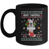 Merry Christmas Bull Terrier In Sock Dog Funny Ugly Xmas Mug Coffee Mug | Teecentury.com