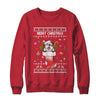 Merry Christmas Bulldog In Sock Dog Funny Ugly Xmas T-Shirt & Sweatshirt | Teecentury.com