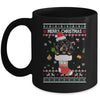 Merry Christmas Dachshund In Sock Dog Funny Ugly Xmas Mug Coffee Mug | Teecentury.com
