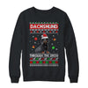 Merry Christmas Dachshund Through The Snow Funny Dog Lover T-Shirt & Sweatshirt | Teecentury.com