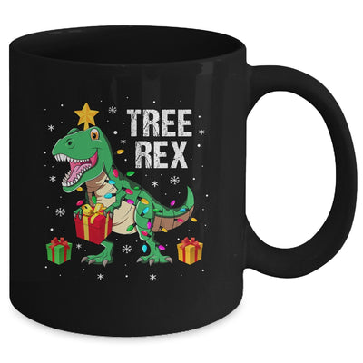 Merry Christmas Dinosaur Tree Rex Xmas Youth Mug Coffee Mug | Teecentury.com