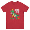 Merry Christmas Dinosaur Tree Rex Xmas Youth Youth Shirt | Teecentury.com