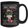 Merry Christmas French Bulldog In Sock Dog Funny Ugly Xmas Mug Coffee Mug | Teecentury.com