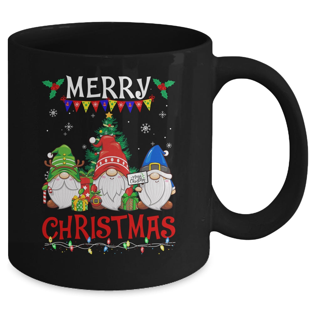 Merry Christmas Gnome Christmas Light Xmas Women Mug | teecentury