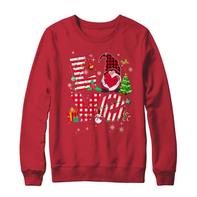 Merry Christmas Gnomes Buffalo Red Plaid For Men Women Shirt & Sweatshirt | teecentury
