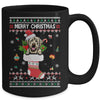 Merry Christmas Labrador In Sock Dog Funny Ugly Xmas Mug Coffee Mug | Teecentury.com