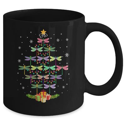 Merry Christmas Lover Xmas Dragonfly Christmas Tree Mug Coffee Mug | Teecentury.com