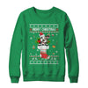 Merry Christmas Pitbull In Sock Dog Funny Ugly Xmas T-Shirt & Sweatshirt | Teecentury.com