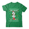 Merry Christmas Poodle In Sock Dog Funny Ugly Xmas T-Shirt & Sweatshirt | Teecentury.com