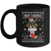 Merry Christmas Pug In Sock Dog Funny Ugly Xmas Mug Coffee Mug | Teecentury.com