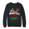 Merry Christmas Red Truck Christmas Tree Lights Snow T-Shirt & Sweatshirt | Teecentury.com