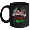 Merry Christmas Red Truck Christmas Tree Lights Snow Mug Coffee Mug | Teecentury.com