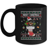 Merry Christmas Rottweiler In Sock Dog Funny Ugly Xmas Mug Coffee Mug | Teecentury.com