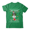 Merry Christmas Saint Bernard In Sock Dog Funny Ugly Xmas T-Shirt & Sweatshirt | Teecentury.com