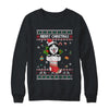 Merry Christmas Siberian Husky In Sock Dog Funny Ugly Xmas T-Shirt & Sweatshirt | Teecentury.com