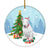 Merry Christmas Tree Bull Terrier Christmas and Dogs Gift for Dog Lovers Christmas Tree Ornament Ornament | Teecentury.com