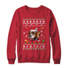 Merry Christmas Ugly Xmas Beagle Santa Hat Funny Shirt & Sweatshirt | teecentury
