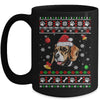 Merry Christmas Ugly Xmas Beagle Santa Hat Funny Mug | teecentury