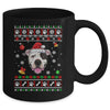 Merry Christmas Ugly Xmas Bull Terrier Santa Hat Funny Mug | teecentury