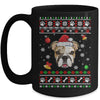 Merry Christmas Ugly Xmas Bulldog Santa Hat Funny Mug | teecentury