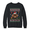 Merry Christmas Ugly Xmas Dachshund Santa Hat Funny Shirt & Sweatshirt | teecentury