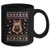 Merry Christmas Ugly Xmas German Shepherd Santa Hat Funny Mug | teecentury