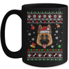 Merry Christmas Ugly Xmas German Shepherd Santa Hat Funny Mug | teecentury