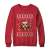 Merry Christmas Ugly Xmas Golden Retriever Santa Hat Funny Shirt & Sweatshirt | teecentury