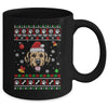 Merry Christmas Ugly Xmas Golden Retriever Santa Hat Funny Mug | teecentury