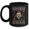 Merry Christmas Ugly Xmas Golden Retriever Santa Hat Funny Mug | teecentury