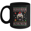 Merry Christmas Ugly Xmas Pug Santa Hat Funny Mug | teecentury