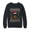 Merry Christmas Ugly Xmas Rottweiler Santa Hat Funny Shirt & Sweatshirt | teecentury