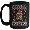 Merry Christmas Ugly Xmas Yorkie Santa Hat Funny Mug | teecentury