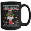 Merry Christmas Yorkie In Sock Dog Funny Ugly Xmas Mug Coffee Mug | Teecentury.com