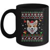 Merry Corgmas Christmas Ugly Xmas Corgi Santa Hat Funny Mug | teecentury