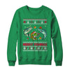 Merry Fishmas Funny Fishing Christmas Ugly Sweater Fish Xmas T-Shirt & Sweatshirt | Teecentury.com