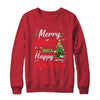 Merry Fitness Happy New Rear Workout Gym Christmas Men Women Shirt & Sweatshirt | teecentury
