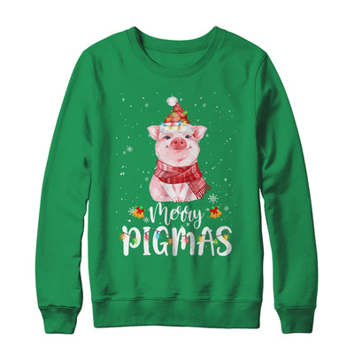 Merry Pigmas Funny Pig Christmas Pajama For Pig Lover T-Shirt & Sweatshirt | Teecentury.com