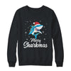 Merry Sharkmas Santa Christmas Sharks Lover Gift T-Shirt & Sweatshirt | Teecentury.com