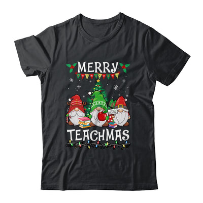 Merry Teachmas Christmas Funny Teacher Xmas Gnome Shirt & Sweatshirt | teecentury