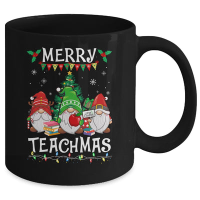 Merry Teachmas Christmas Funny Teacher Xmas Gnome Mug | teecentury