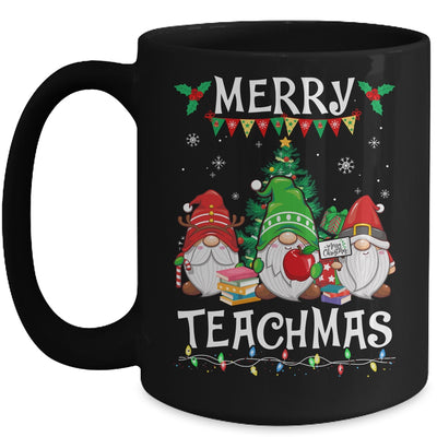 Merry Teachmas Christmas Funny Teacher Xmas Gnome Mug | teecentury