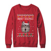 Merry Wolfmas Merry Christmas Ugly Wolf Funny Xmas T-Shirt & Sweatshirt | Teecentury.com