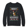 Merry Woofmas Boxer Santa Reindeer Ugly Christmas Sweater T-Shirt & Sweatshirt | Teecentury.com