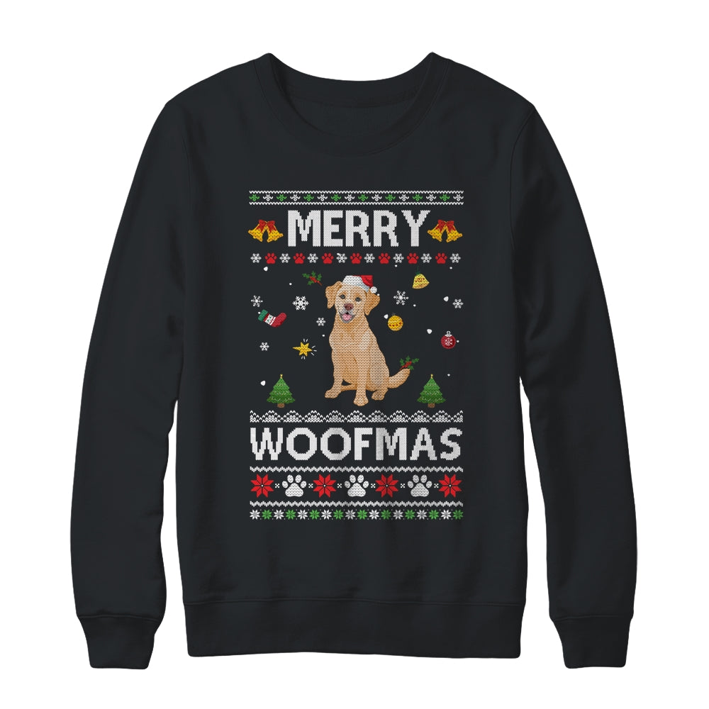Merry Woofmas Labrador Santa Reindeer Ugly Christmas Sweater T-Shirt & Sweatshirt | Teecentury.com