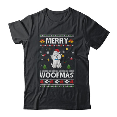 Merry Woofmas Poodle Santa Reindeer Ugly Christmas Sweater T-Shirt & Sweatshirt | Teecentury.com