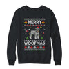 Merry Woofmas Schnauzer Santa Reindeer Ugly Christmas Sweater T-Shirt & Sweatshirt | Teecentury.com