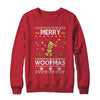 Merry Woofmas Yorkie Santa Reindeer Ugly Christmas Sweater T-Shirt & Sweatshirt | Teecentury.com
