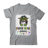 Messy Bun Hair Glasses New Orleans Carnival Mardi Gras Mama Shirt & Tank Top | teecentury